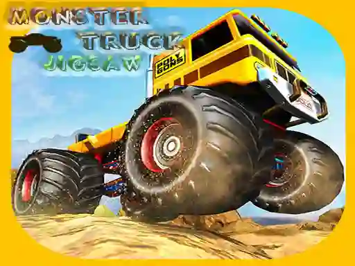 Mäng Monster Trucks Jigsaw Internetis