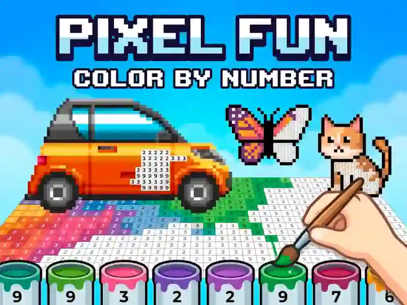 Mäng Pixel Fun Color By Number Internetis