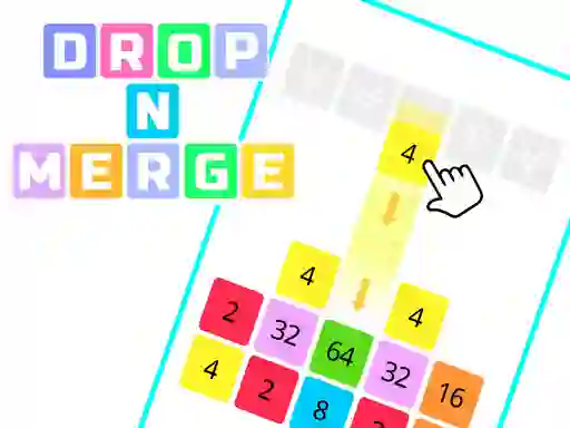 Mäng Drop N Merge Blocks Internetis