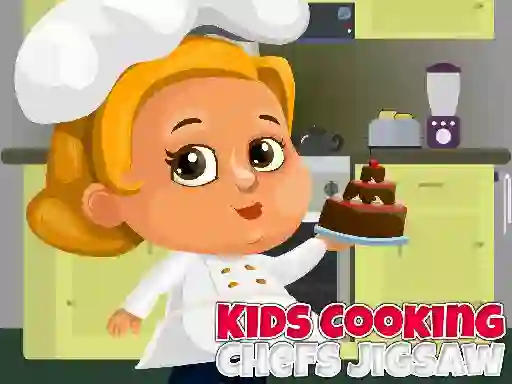 Mäng Kids Cooking Chefs Jigsaw Internetis