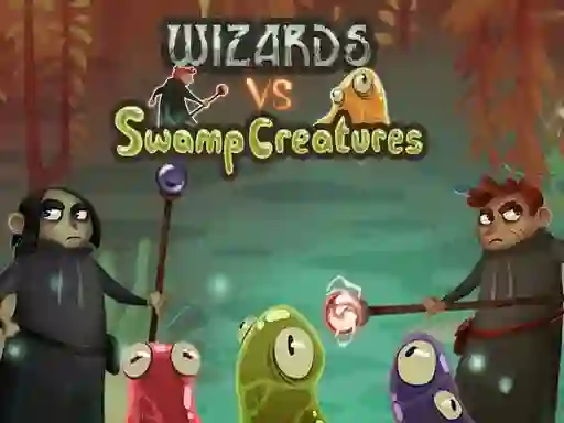 Mäng Wizards vs swamp creatures Internetis