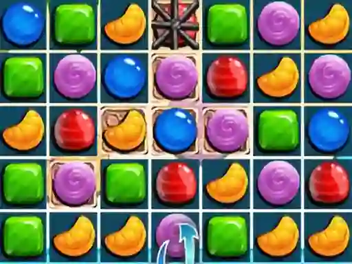 Mäng Sweet Candy Match 3 Internetis
