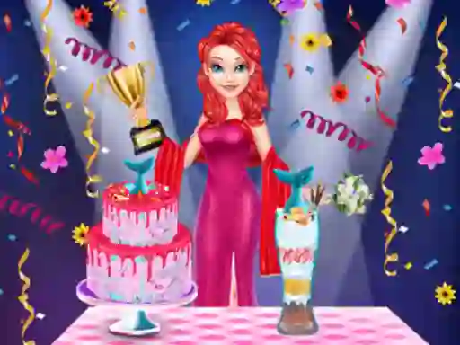 Mäng Mermaid Cake Cooking Design Internetis
