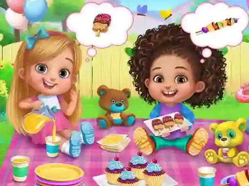 Mäng Babysitter Party Caring Games Internetis