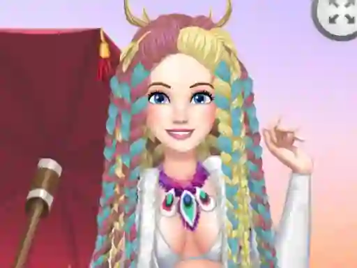 Mäng Burning Man Hairstyles Internetis