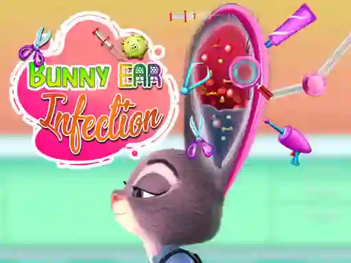 Mäng Bunny Ear Infection Internetis