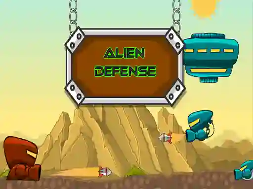 Mäng Alien Defense Internetis