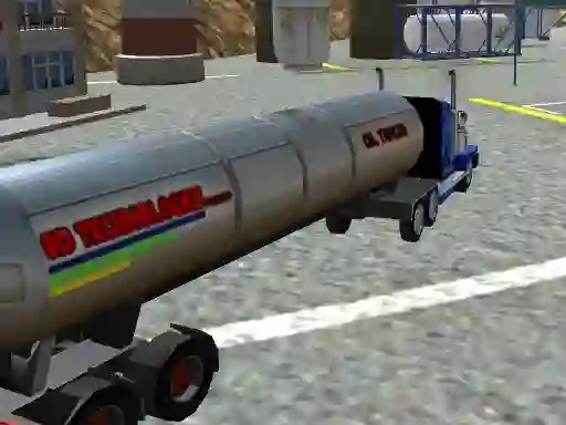 Mäng Oil Tanker Truck Drive Internetis