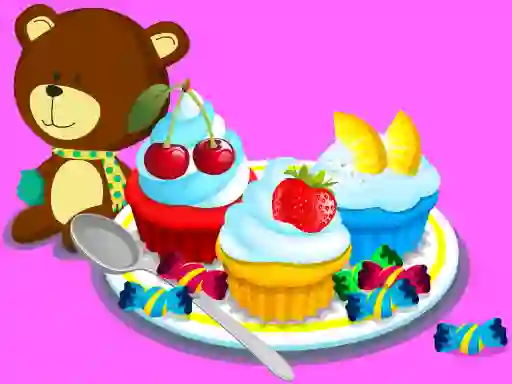 Mäng Cooking Colorful Cupcakes Internetis