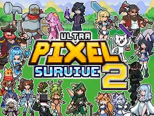 Mäng Ultra Pixel Survive 2 Internetis