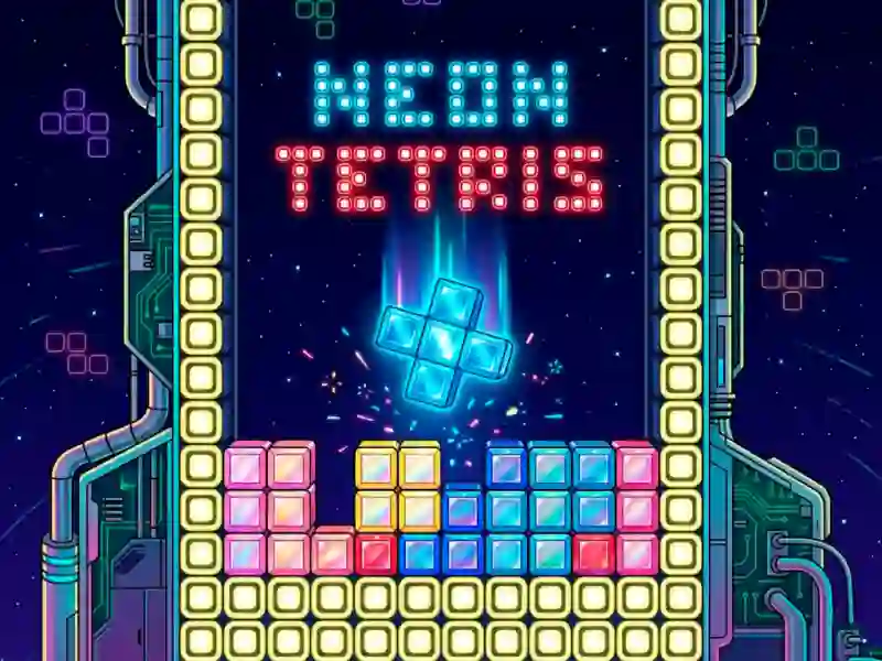 Mäng Neon Tetris Internetis