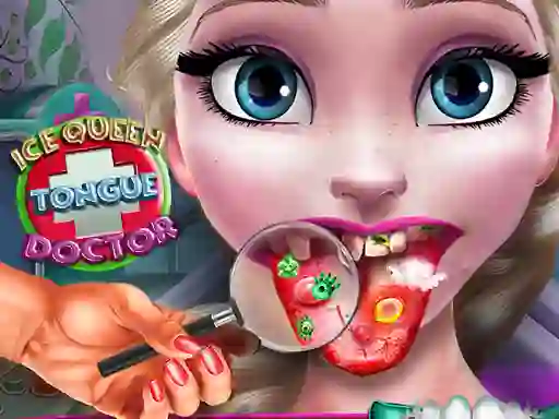 Mäng Ice Queen Tongue Doctor Internetis