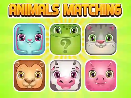 Mäng Animals Memory Matching Internetis