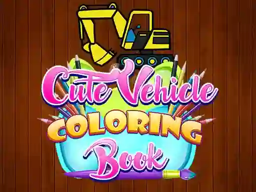 Mäng Cute Vehicle Coloring Book Internetis