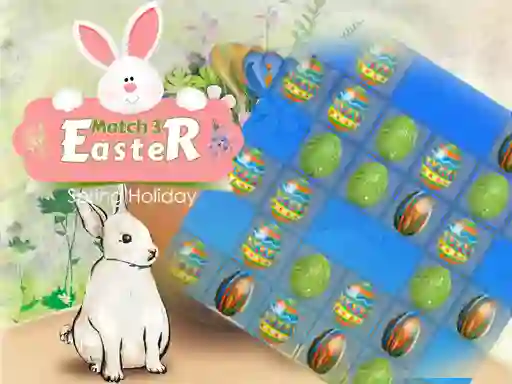 Mäng Easter Eggs Match 3 Internetis