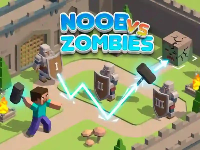 Mäng Noob vs Zombies Internetis