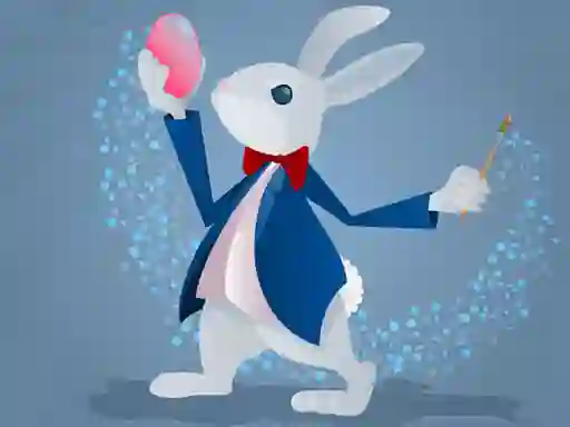 Mäng Funny Bunnies Coloring Internetis