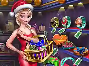 Mäng Ice Queen Shopping Xmas Gift Internetis