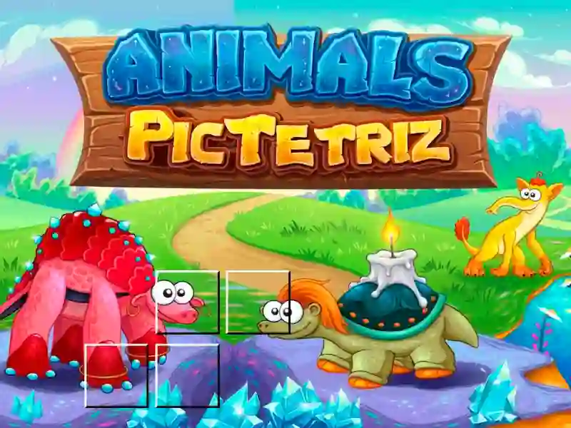 Mäng Animals Pic Tetriz Internetis