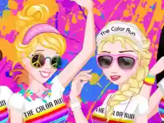 Mäng Princess Color Run Internetis