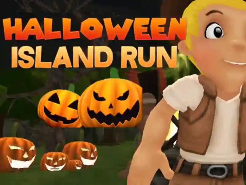 Mäng Halloween Island Running Internetis