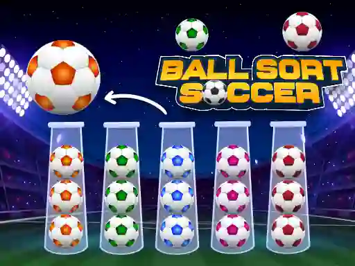 Mäng Ball Sort Soccer Internetis