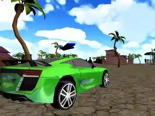 Mäng Xtreme Beach Car Racing Internetis