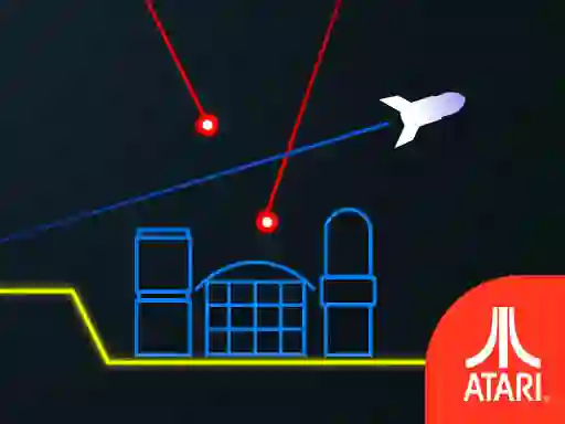 Mäng Atari Missile Command Internetis