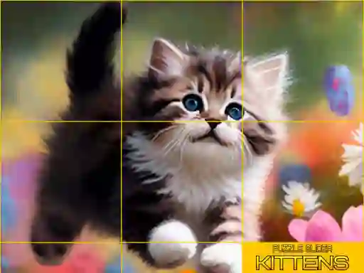 Mäng Puzzle Sliding Kittens Internetis