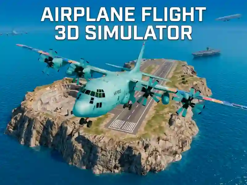 Mäng Airplane Flight 3D Simulator Internetis