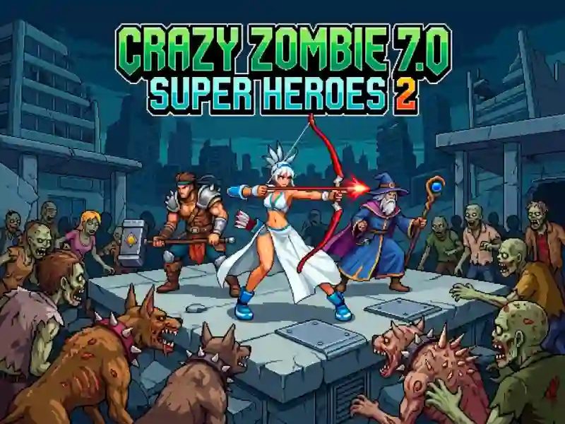 Mäng Crazy Zombie 7.0 Super Heroes 2 Internetis