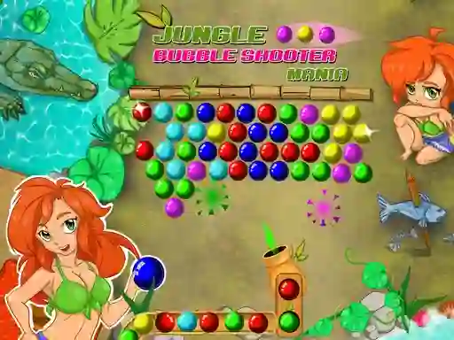 Mäng Jungle Bubble Shooter Mania Internetis