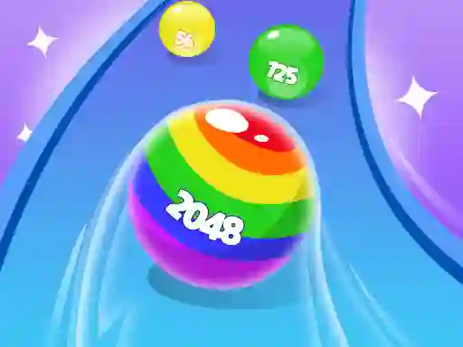 Mäng 2048 Run Gorgeous Balls Internetis