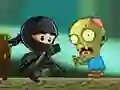 Mäng Ninja Kid Vs Zombies Internetis