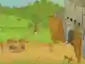 Mäng Mushroom Haboom: Battle for pine Internetis
