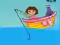 Mäng Dora Fishing Internetis
