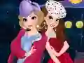 Mäng Anna and Elsa Cocktail Dresses Internetis