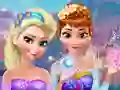 Mäng Anna & Elsa Makeover Internetis