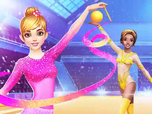 Mäng Gymnastics Girls Dress Up Game Internetis