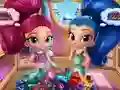 Mäng Shimmer And Shine Wardrobe Cleaning Internetis