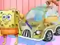 Mäng Spongebob Car Cleaning Internetis