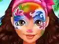 Mäng Oceania Princess Moana Face Art Internetis