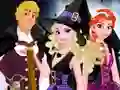 Mäng Frozen Team Halloween Internetis