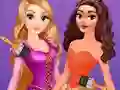 Mäng Disney Princesses Rainbow Dresses Internetis