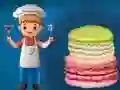 Mäng Macrons Block Collapse Internetis