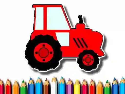 Mäng Easy Kids Coloring Tractor Internetis