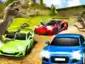 Mäng Dino Car Race Internetis