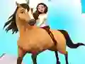 Mäng Horse Run 3D Internetis