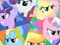 Mäng Pony Round Puzzle Internetis