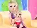 Mäng Princess Elsa Baby Born Internetis